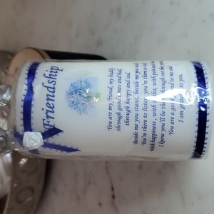 "Friendship" candle